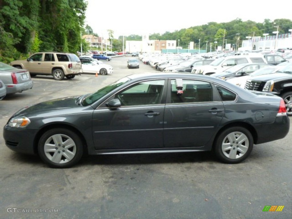 2011 Impala LS - Cyber Gray Metallic / Ebony photo #2