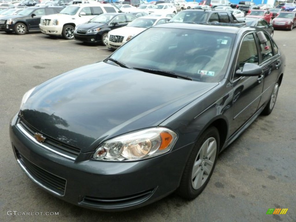 2011 Impala LS - Cyber Gray Metallic / Ebony photo #3