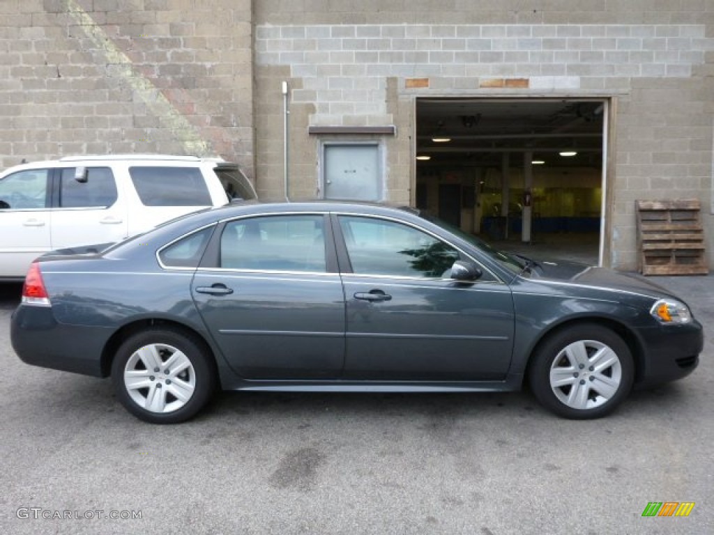 2011 Impala LS - Cyber Gray Metallic / Ebony photo #10