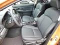2013 Subaru XV Crosstrek Black Interior Interior Photo