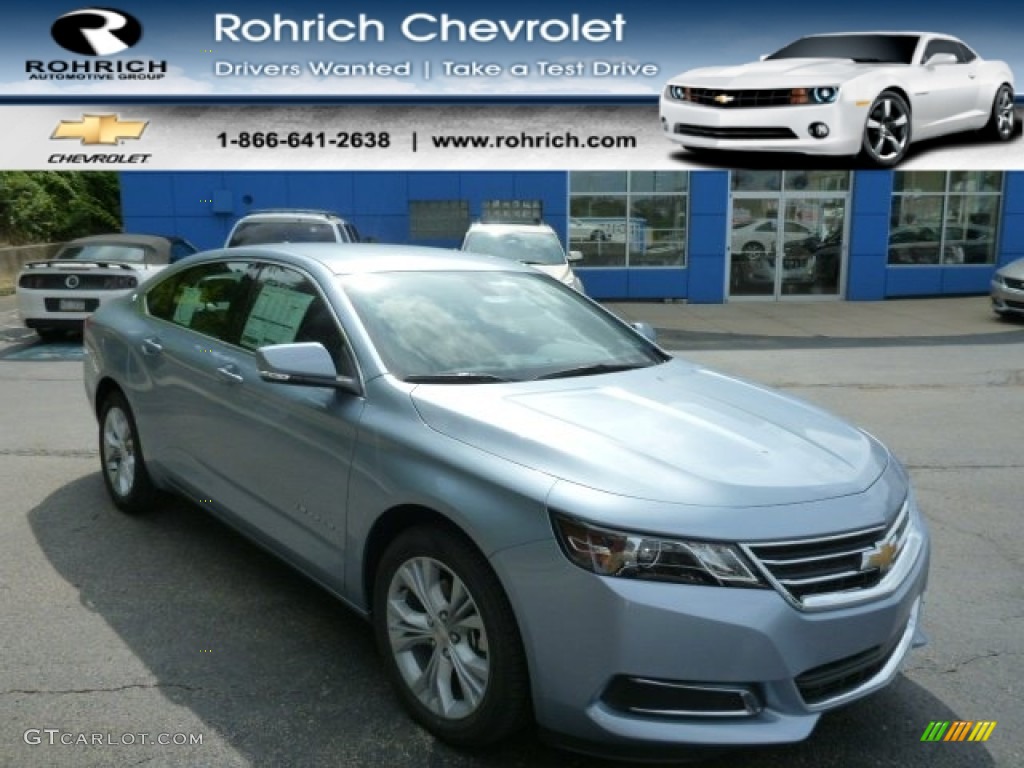 2014 Impala LT - Silver Topaz Metallic / Jet Black photo #1