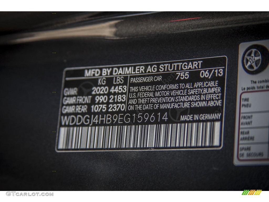 2014 C Color Code 755 for Steel Grey Metallic Photo #84407876