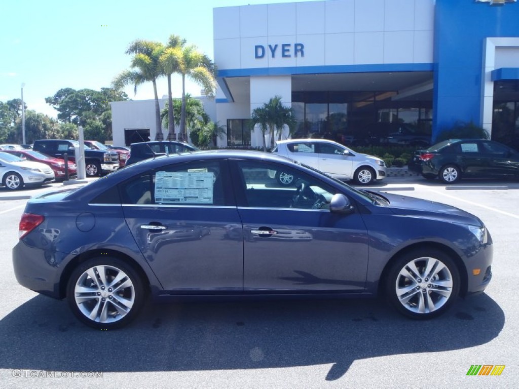 2014 Cruze LTZ - Atlantis Blue Metallic / Jet Black photo #8