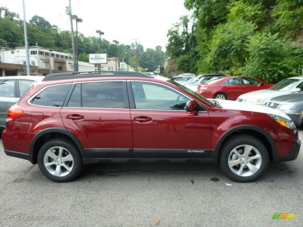 2014 Outback 2.5i Limited - Venetian Red Pearl / Ivory photo #5