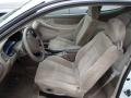 Front Seat of 1999 Alero GL Coupe