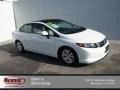 Taffeta White - Civic LX Sedan Photo No. 1