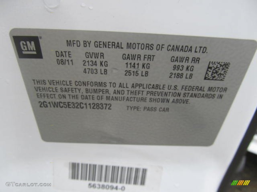 2012 Impala LTZ - Summit White / Ebony photo #19