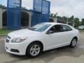 2013 Summit White Chevrolet Malibu LS  photo #1