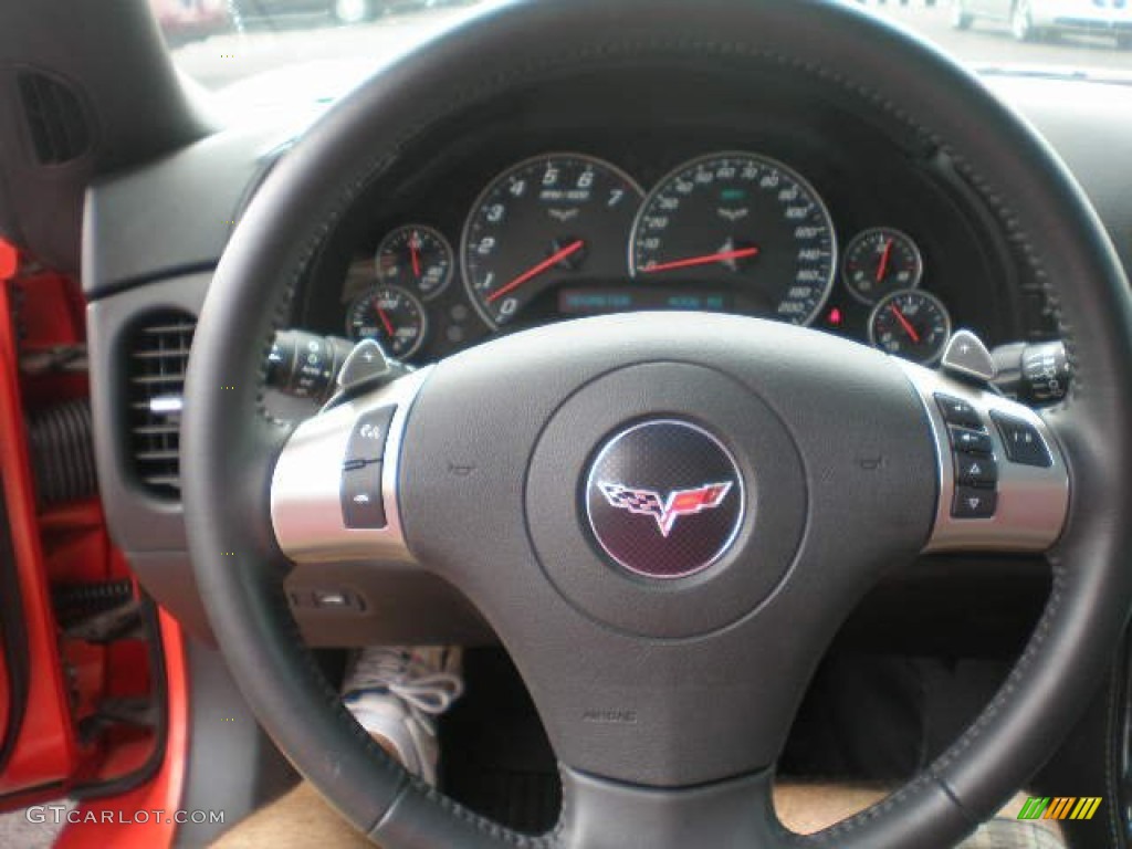 2011 Corvette Coupe - Inferno Orange Metallic / Ebony Black photo #8