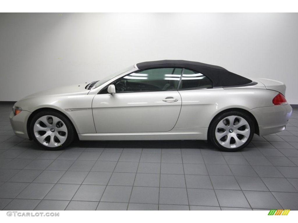 Mineral Silver Metallic 2006 BMW 6 Series 650i Convertible Exterior Photo #84415136