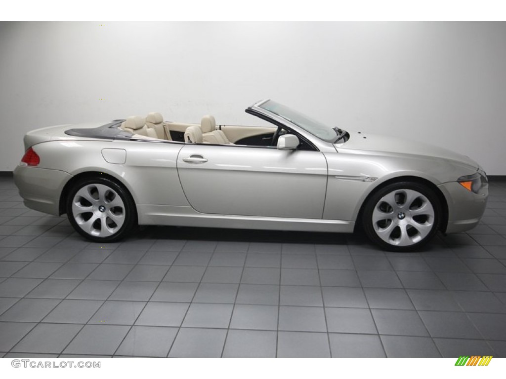 Mineral Silver Metallic 2006 BMW 6 Series 650i Convertible Exterior Photo #84415238