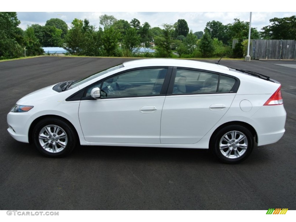 2011 Insight Hybrid EX - Taffeta White / Gray photo #3