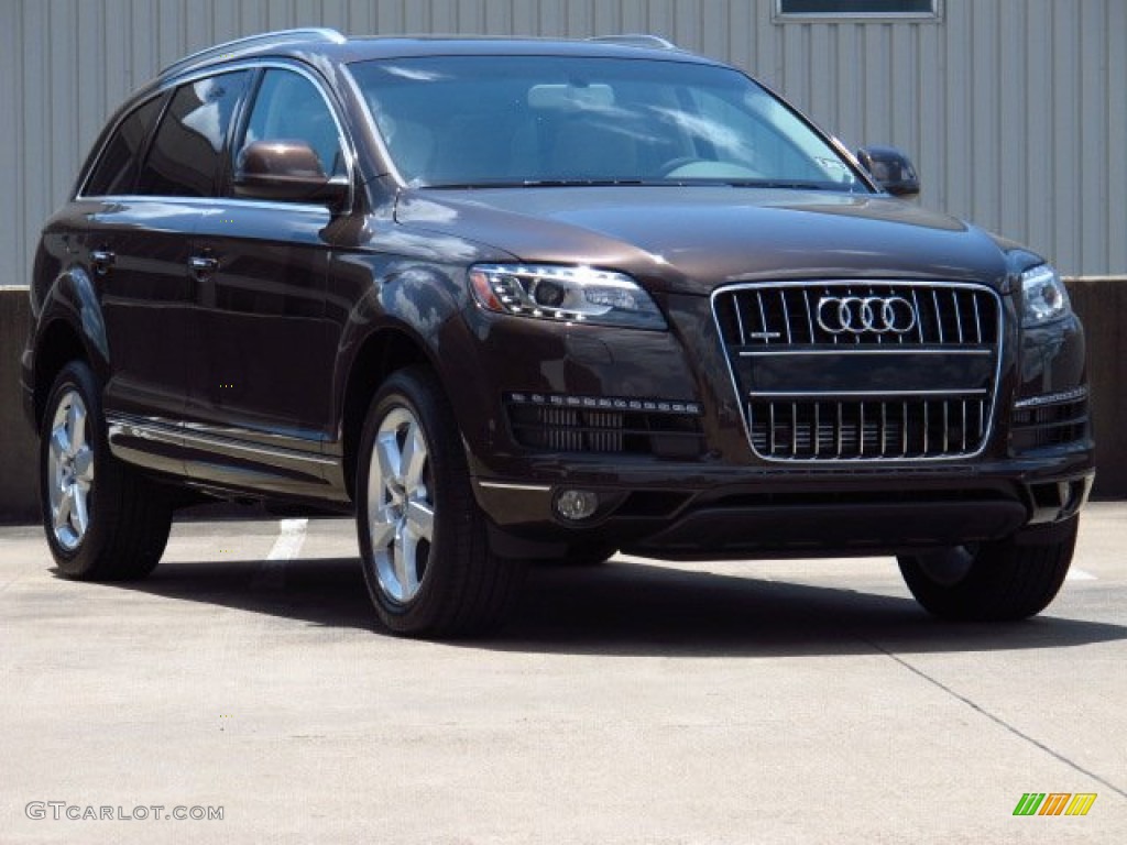 Teak Brown Metallic 2014 Audi Q7 3.0 TDI quattro Exterior Photo #84416435