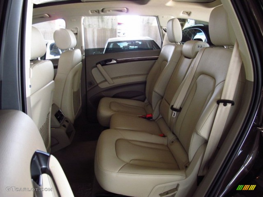 Cardamom Beige Interior 2014 Audi Q7 3.0 TDI quattro Photo #84416717