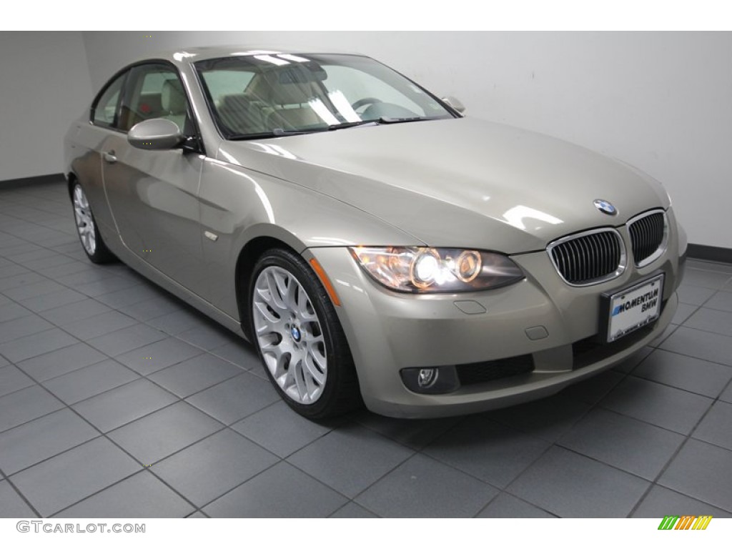 2009 3 Series 328i Coupe - Platinum Bronze Metallic / Beige photo #1