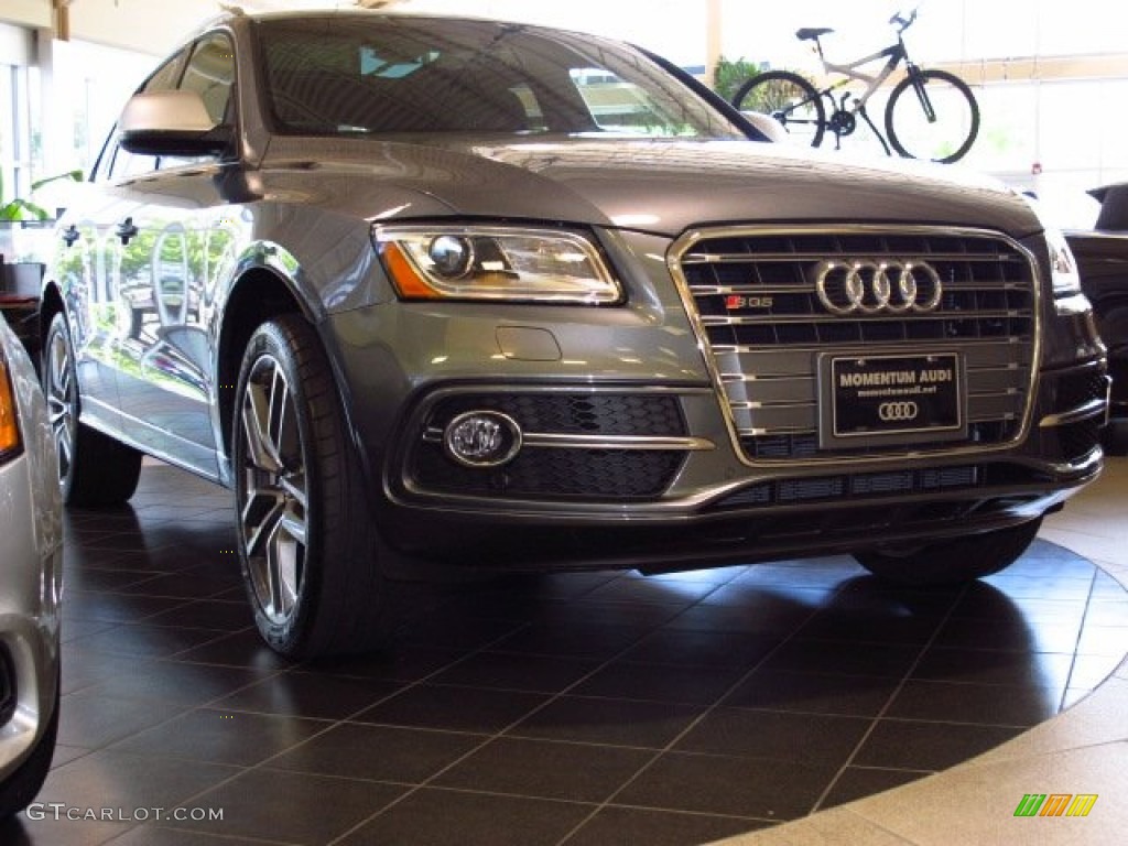 2014 SQ5 Premium plus 3.0 TFSI quattro - Monsoon Gray Metallic / Black photo #1