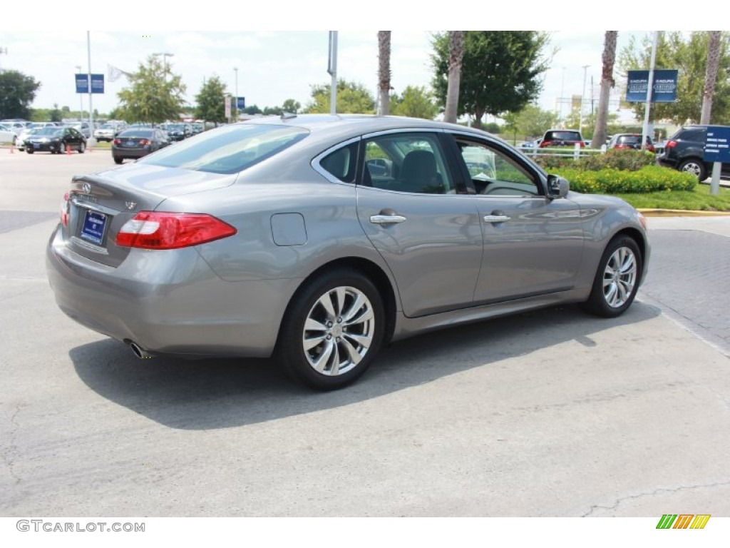 2012 M 37 Sedan - Platinum Graphite / Graphite photo #8