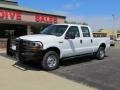 Oxford White 2005 Ford F250 Super Duty XL Crew Cab 4x4