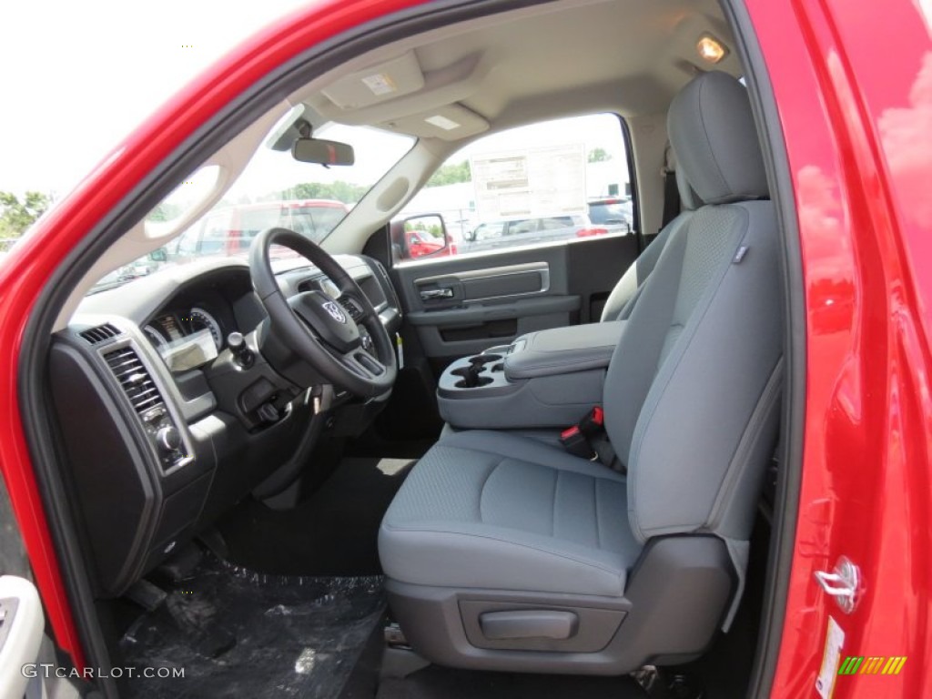 2014 1500 Tradesman Regular Cab - Flame Red / Black/Diesel Gray photo #6