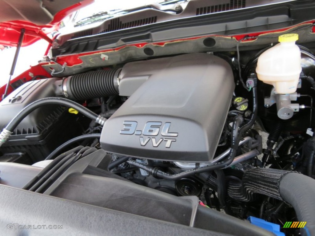 2014 Ram 1500 Tradesman Regular Cab 3.6 Liter FFV DOHC 24-Valve VVT V6 Engine Photo #84418819