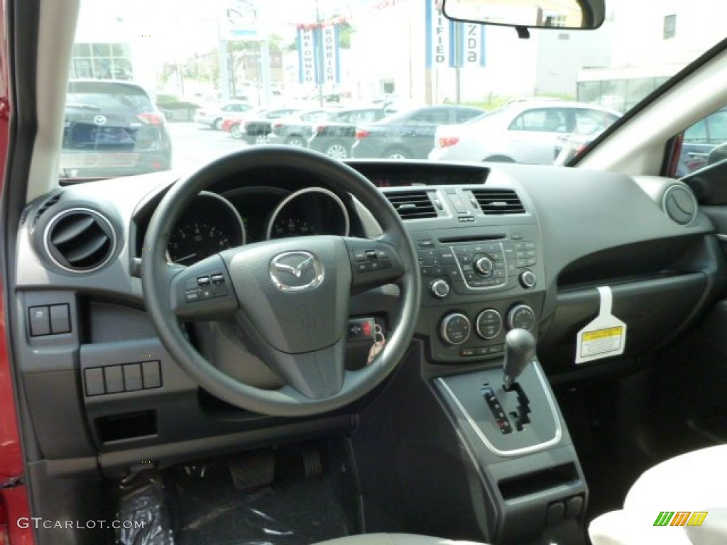 2013 MAZDA5 Sport - Zeal Red Mica / Sand photo #13
