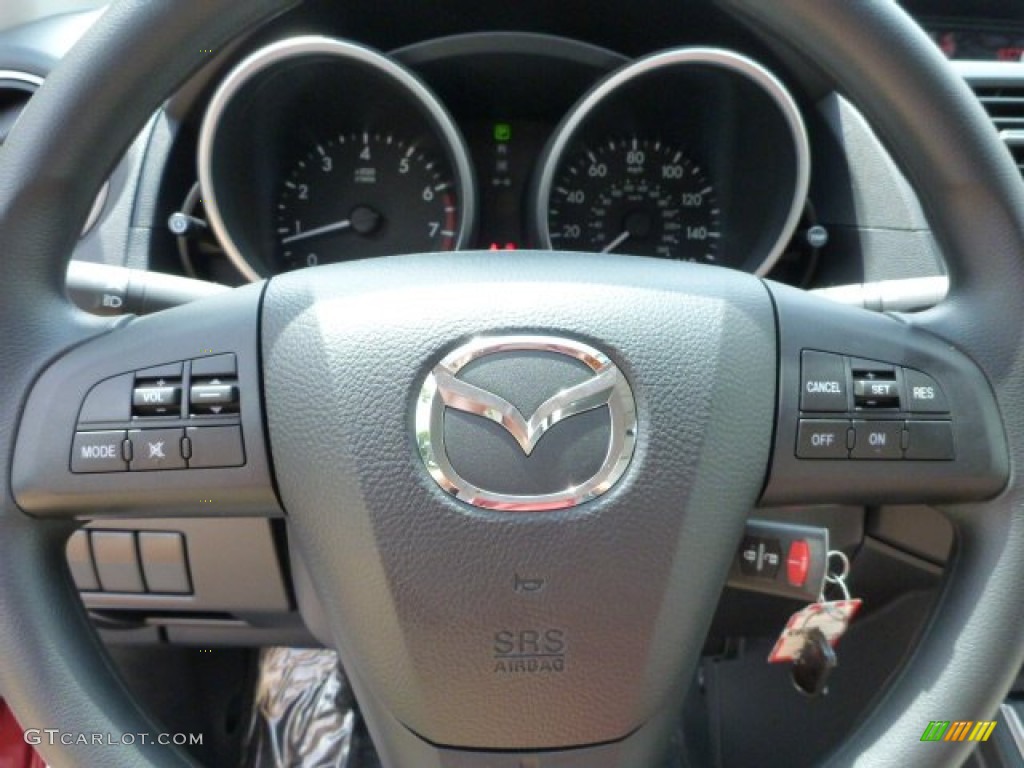 2013 MAZDA5 Sport - Zeal Red Mica / Sand photo #17