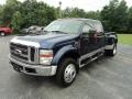 Dark Blue Pearl Metallic - F450 Super Duty Lariat Crew Cab 4x4 Dually Photo No. 2