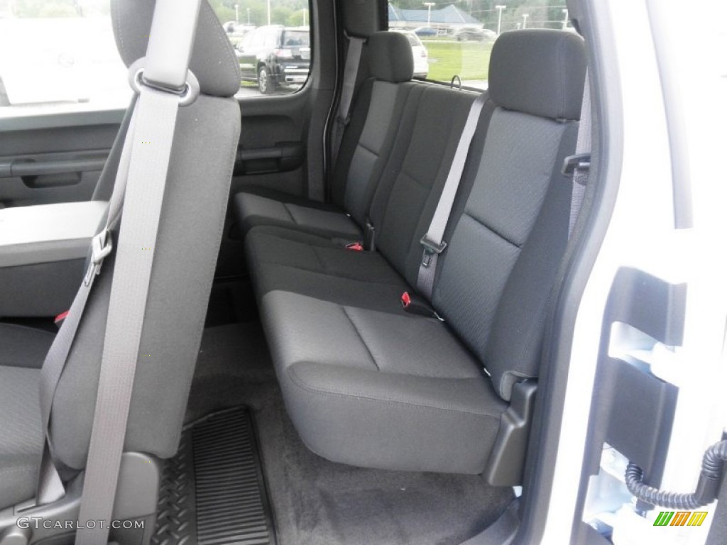 2013 Sierra 1500 SLE Extended Cab 4x4 - Summit White / Ebony photo #16