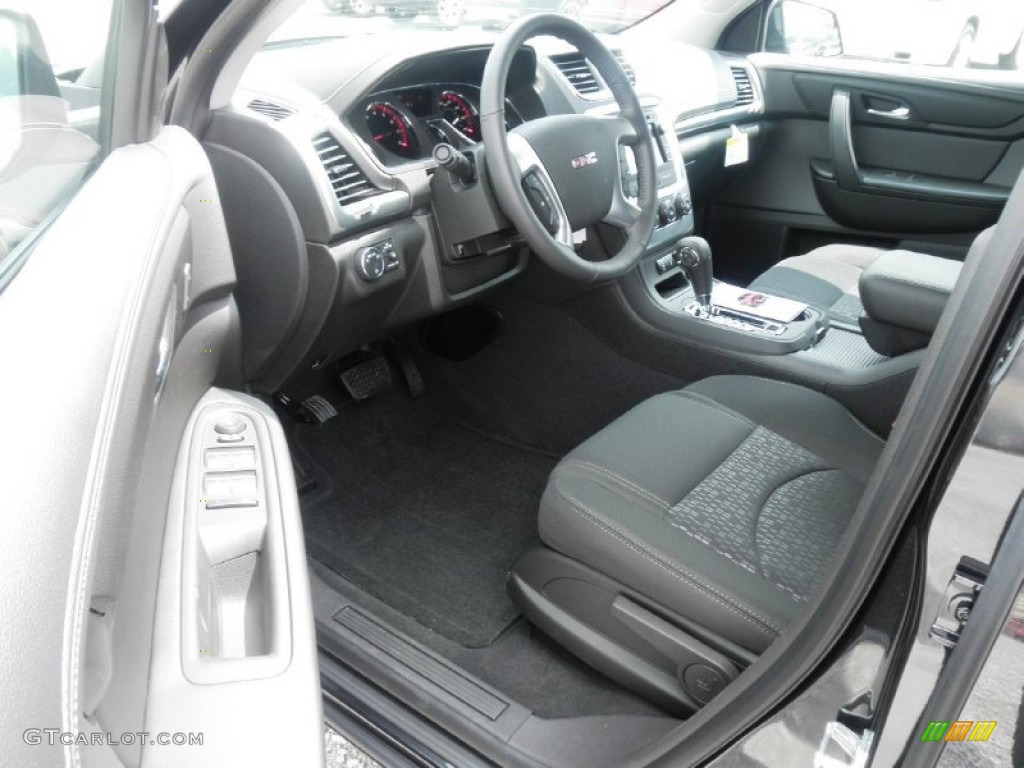 Ebony Interior 2014 GMC Acadia SLE Photo #84421376