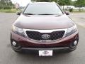2011 Dark Cherry Kia Sorento LX V6 AWD  photo #2