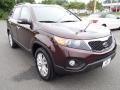 2011 Dark Cherry Kia Sorento LX V6 AWD  photo #3