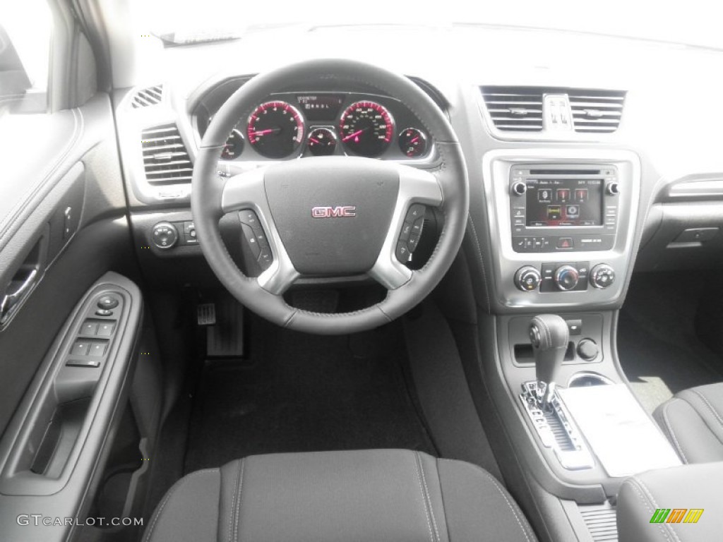 2014 GMC Acadia SLE Ebony Dashboard Photo #84421709