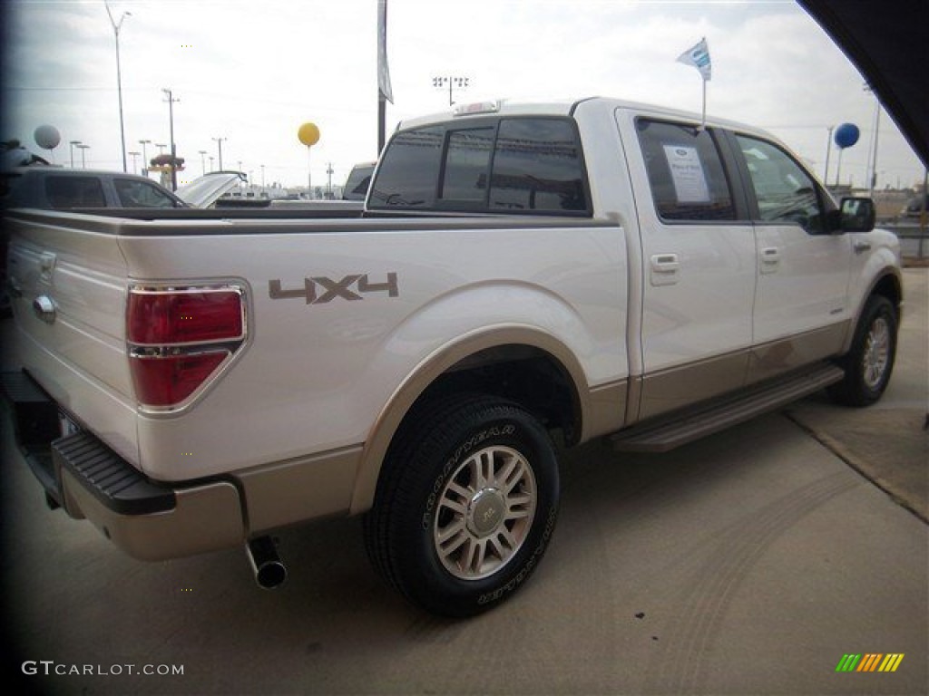 2012 F150 King Ranch SuperCrew 4x4 - Oxford White / King Ranch Chaparral Leather photo #7