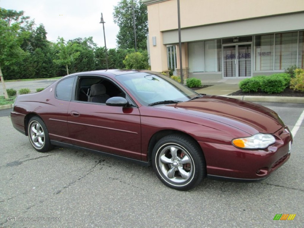 Dark Carmine Red Metallic 2001 Chevrolet Monte Carlo LS Exterior Photo #84422237
