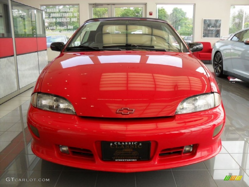 1998 Cavalier Z24 Convertible - Flame Red / Graphite photo #5