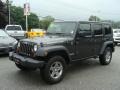 2010 Dark Charcoal Pearl Jeep Wrangler Unlimited Rubicon 4x4  photo #3