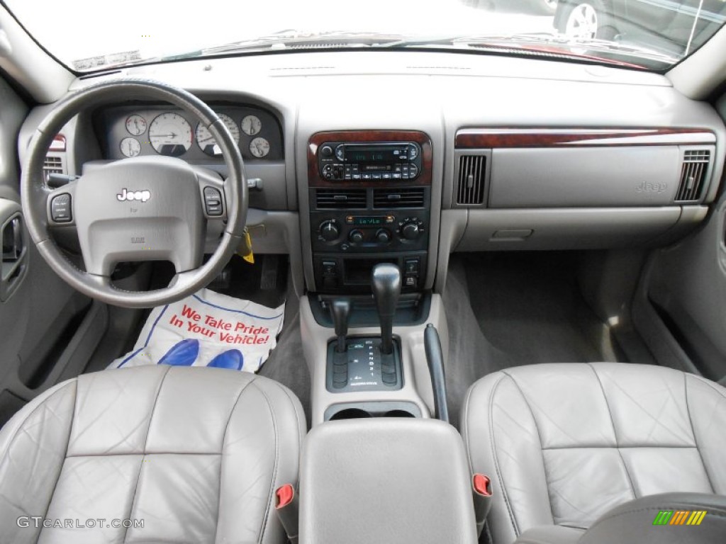 2003 Grand Cherokee Limited 4x4 - Inferno Red Tinted Pearlcoat / Taupe photo #18