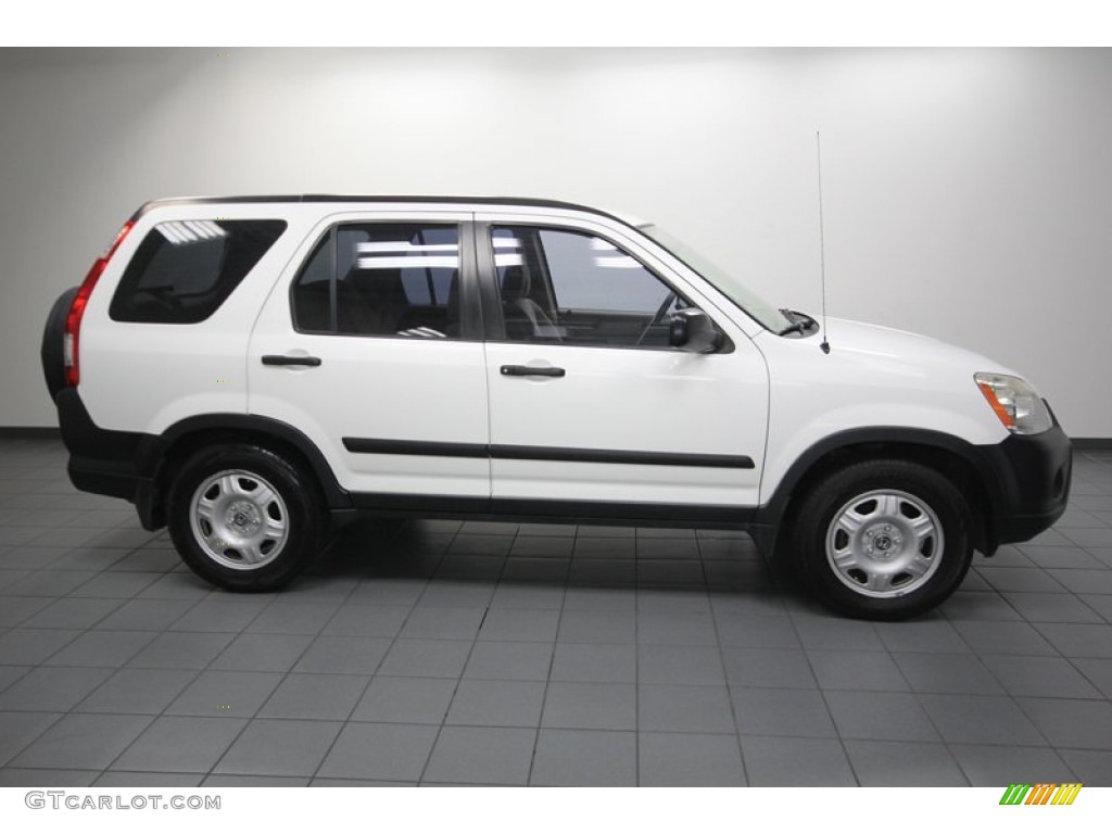 2006 CR-V LX - Taffeta White / Ivory photo #7