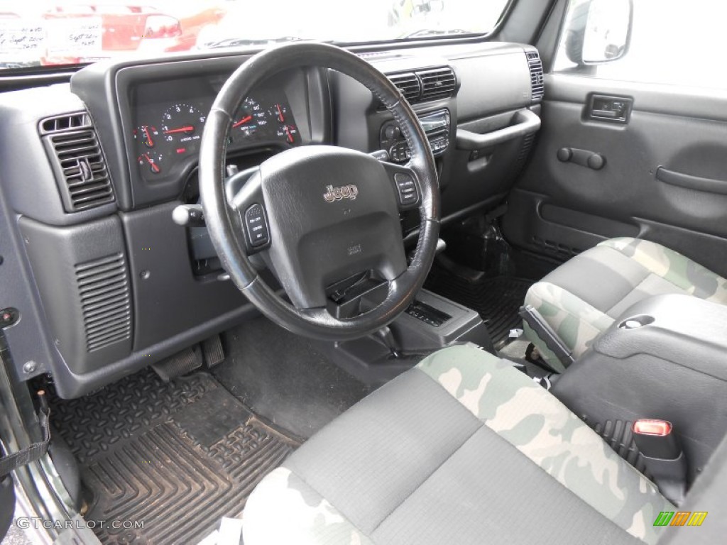 2005 Wrangler Willys Edition 4x4 - Moss Green Pearlcoat / Camouflage photo #9