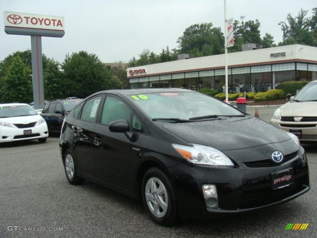2010 Prius Hybrid II - Black / Dark Gray photo #1
