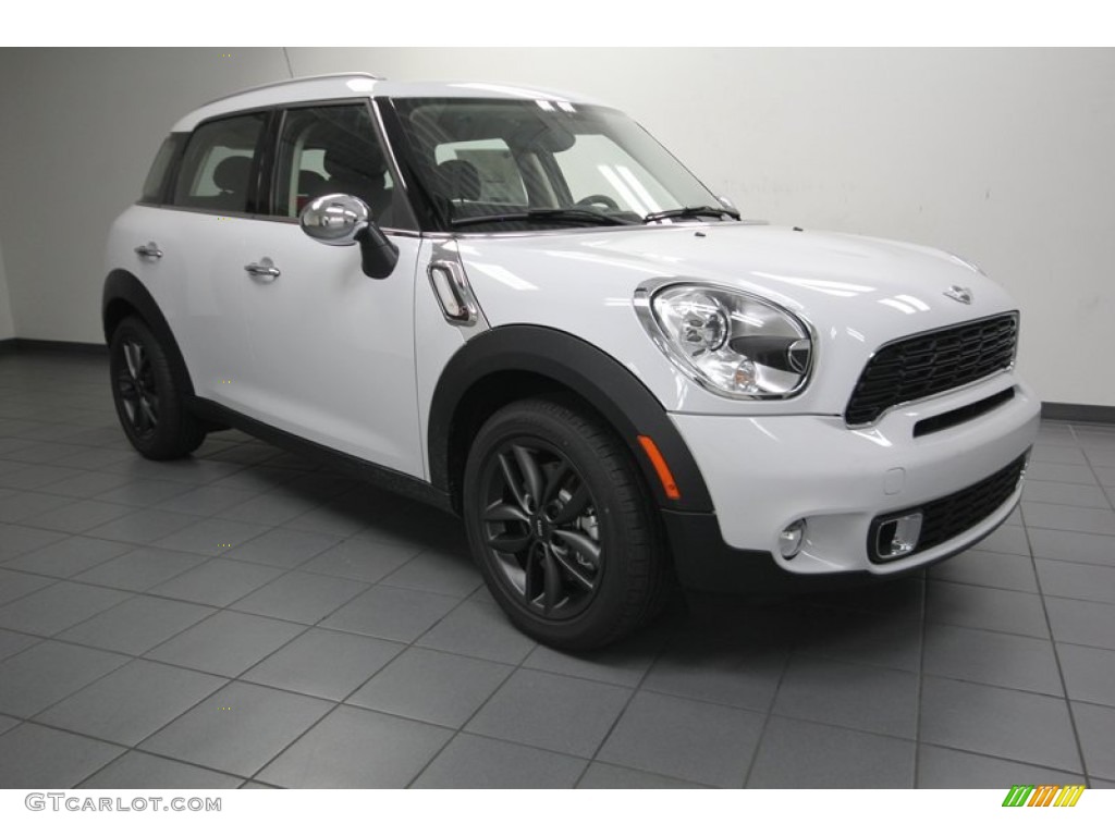 Light White 2014 Mini Cooper S Countryman Exterior Photo #84425672