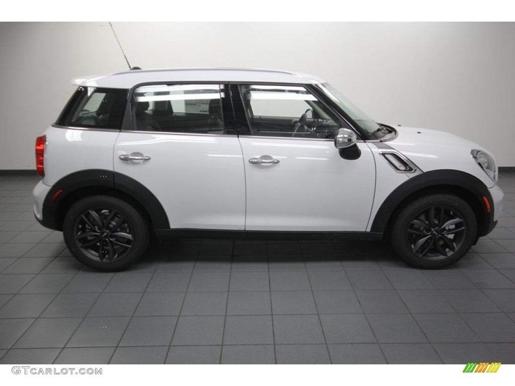 Light White 2014 Mini Cooper S Countryman Exterior Photo #84425693