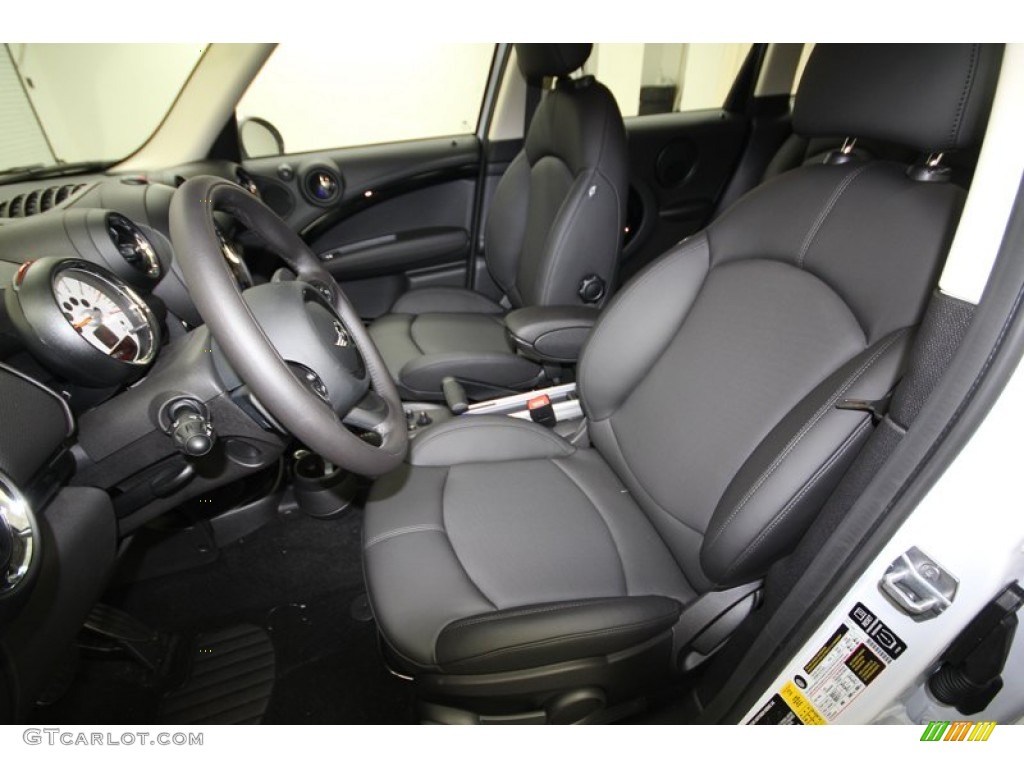 Carbon Black Interior 2014 Mini Cooper S Countryman Photo #84425718