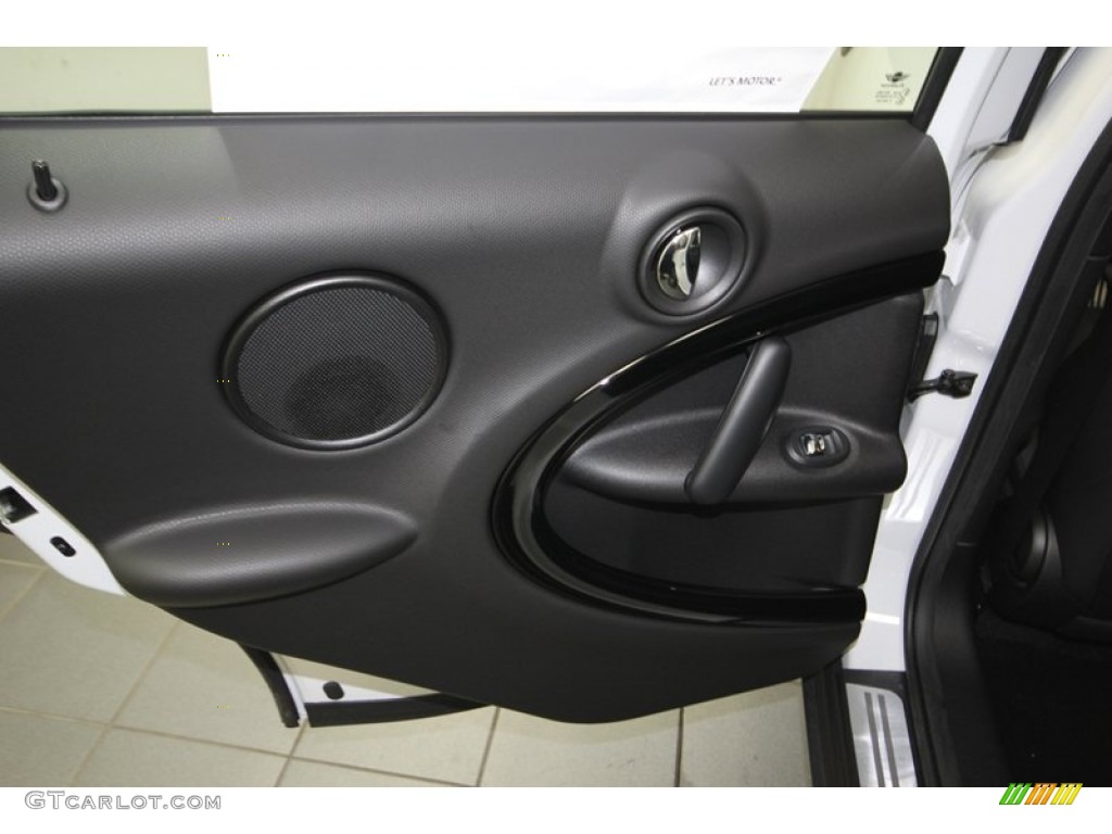 2014 Mini Cooper S Countryman Carbon Black Door Panel Photo #84426212