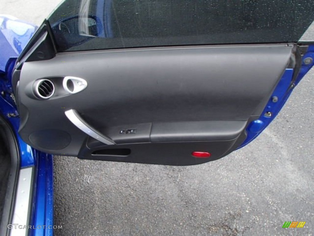 2003 350Z Touring Coupe - Daytona Blue / Charcoal photo #15