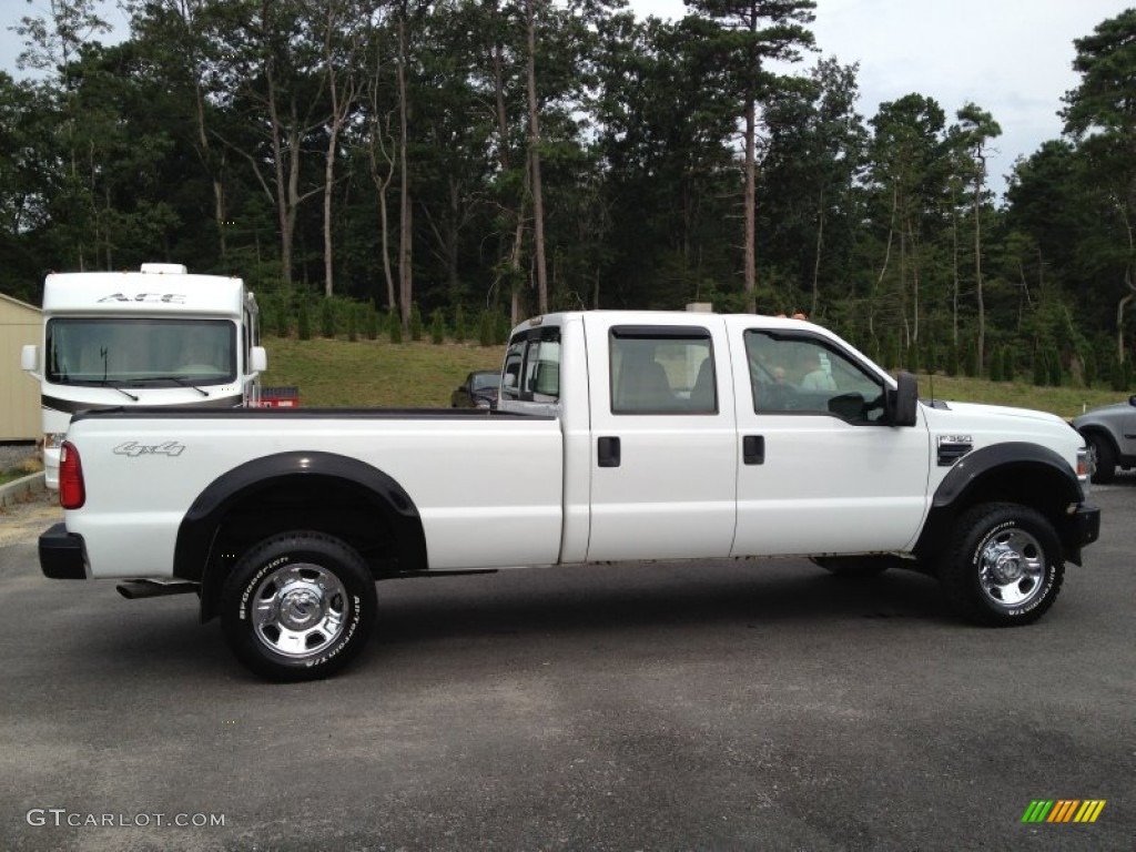 Oxford White 2008 Ford F350 Super Duty XL Crew Cab 4x4 Exterior Photo #84427123