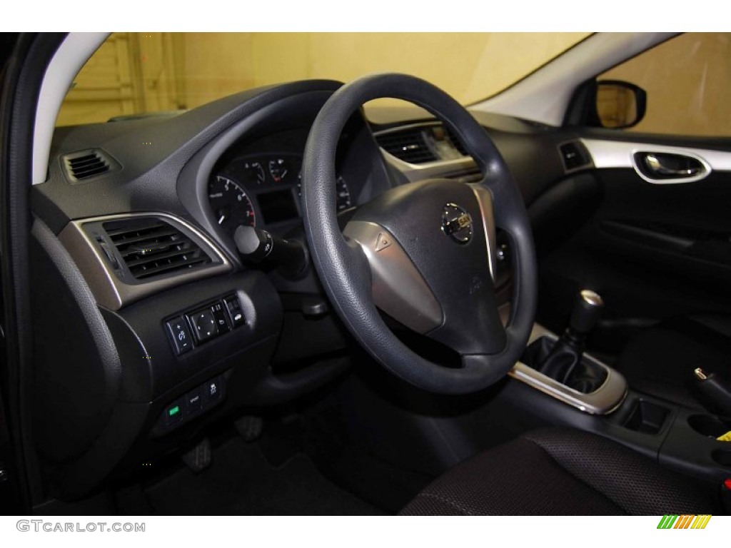2013 Sentra S - Amethyst Gray / Charcoal photo #11