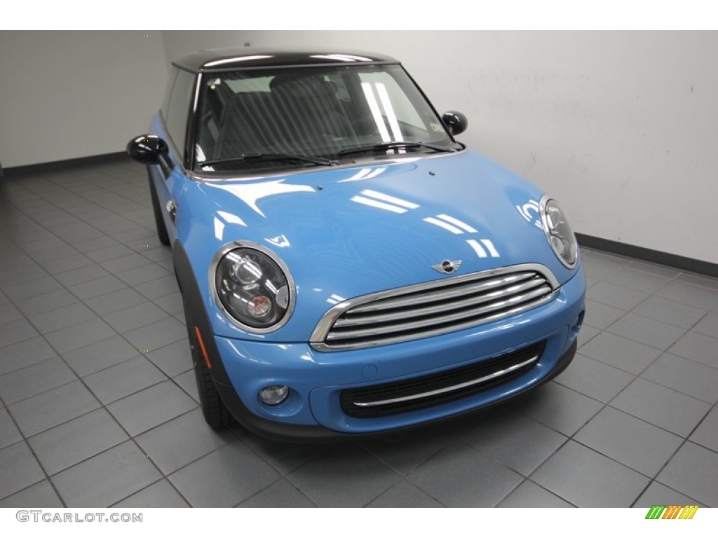 2013 Cooper Hardtop - Kite Blue / Carbon Black photo #5