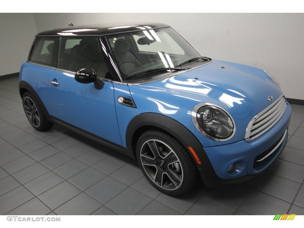 2013 Cooper Hardtop - Kite Blue / Carbon Black photo #6