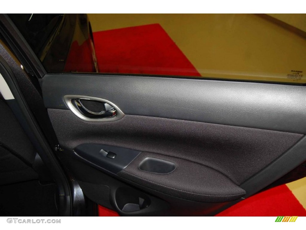 2013 Sentra S - Amethyst Gray / Charcoal photo #16